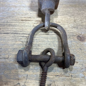 Antique Pulley, Industrial Cast Iron Pulley, Chain/rope Pulley, - Etsy