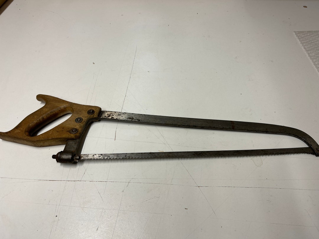Antique Meat Saw Vintage Farm Tool Butcher Shop Saw Etsy