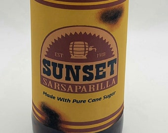 Sunset Sarsaparilla Glass Bottle Prop Fallout New Vegas, Fallout 4, Fallout 76 Weathered & Blue Star Available!