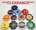 CLEARANCE Matchbooks, Poker Chips, Tins, Bottles, plus more!