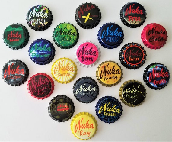 You Choose 10 Fallout Unofficial Vault Tec Perks Bottle Caps Quality Made!