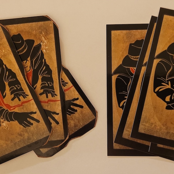 Fallout 4 Inspired Unofficial The Silver Shroud Calling Cards!