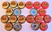 Set of 10 Fallout Unofficial Sunset Sarsaparilla Bottle Caps 1 With A Blue Star set #4 Clean Or Weathered Versions 