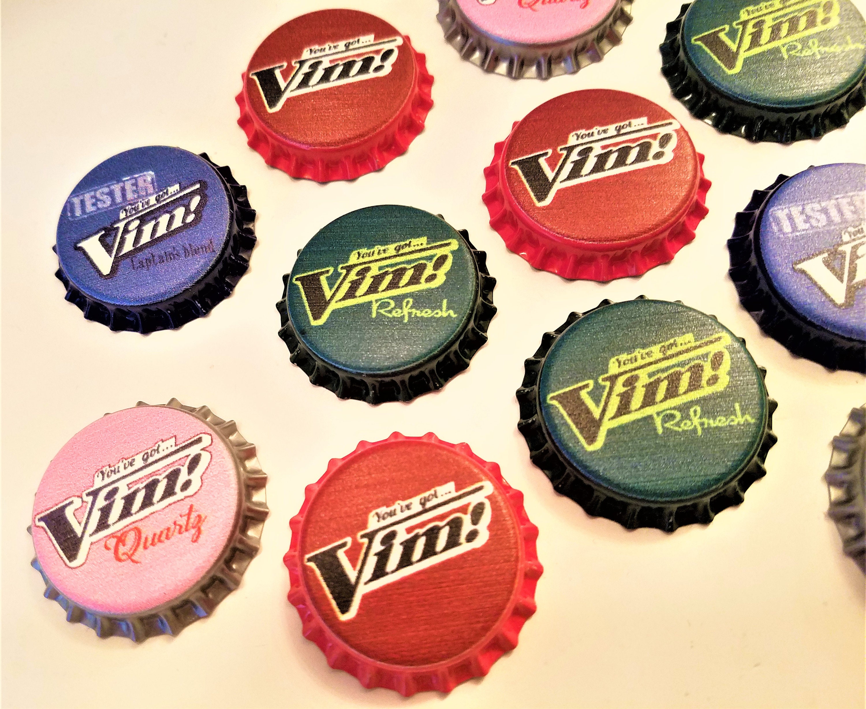 Set of 12 Fallout Inspired Bottle Caps Or Refrigerator Etsy