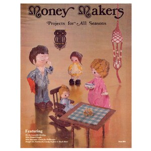 Geldmacher - Projekte für alle Jahreszeiten - Mini Makramee, Feiertage und Patchwork Sofort-Download PDF 24 Seiten