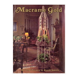 Macramé Gold - 15 Vintage Makramee Muster Instant Download PDF 32 Seiten