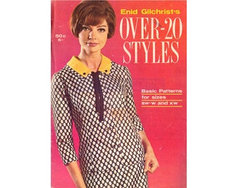 Enid Gilchrist's Over-20 Styles - Drafting Book - Instant Download PDF 48 pages