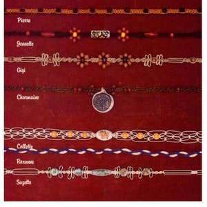 Vintage 70s Macrame Necklace Patterns Instant Download PDF 4 pages plus file with extra instructions