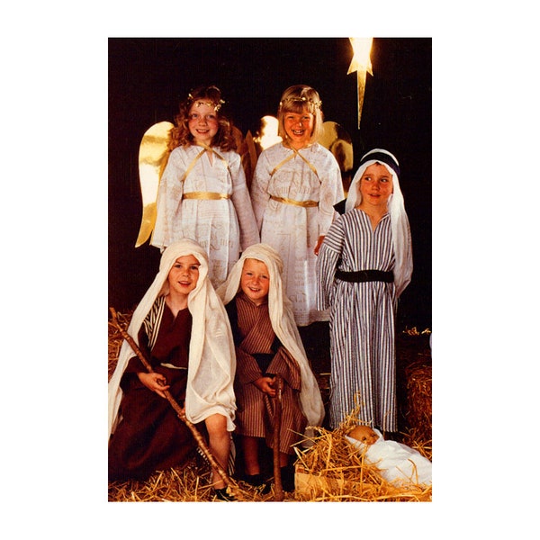 Nativity Costumes, instructions for DRAFTING SEWING PATTERN pieces pdf 5 pages