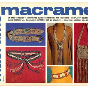 Tutoriel Macramé - Guide illustré pour les enseignants et les amateurs Téléchargement instantané PDF 36 pages