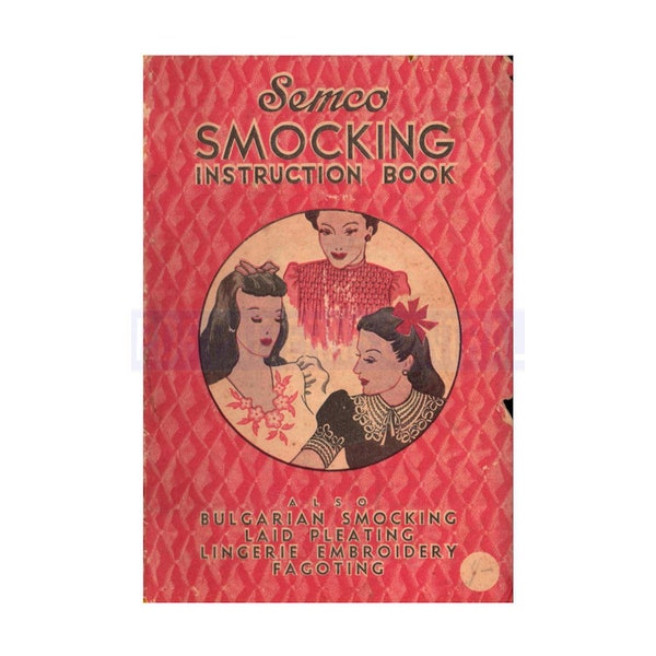 Semco Smocking Instruction Book Instant Download PDF 24 pages