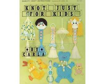 Nudo para niños - Patrones de macramé para niños (PDF, 28 páginas)