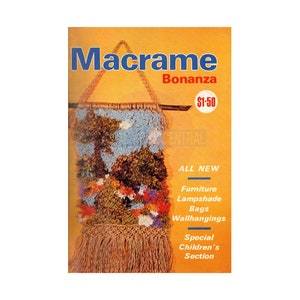 Makramee Bonanza - Vintage 70er Jahre Makramee Muster Sofort Download PDF 68 Seiten