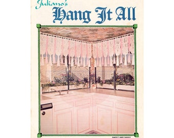 Juliano's Hang It All Book 4 - Vintage 70s - 11 Macrame Patterns Instant Download PDF 23 pages