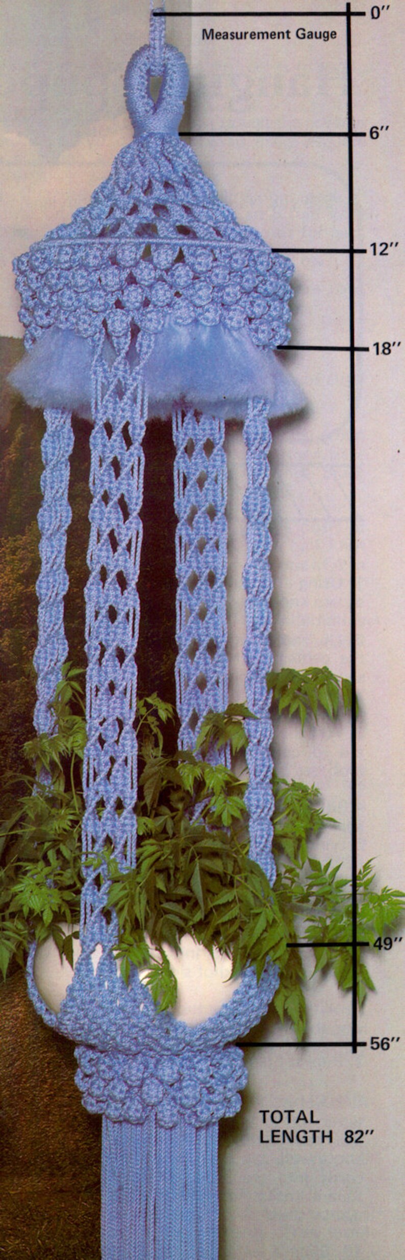 Classic Macram\u00e9-9 Vintage Macrame Patterns Instant Download PDF 24 pages