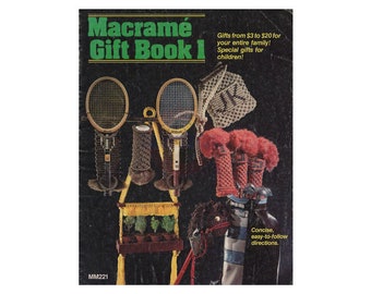 Libro regalo in macramè 1 - 16 modelli vintage in macramè, download immediato in PDF, 24 pagine