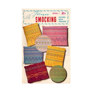 Paragon Smocking Book 2 Eleven Smocking Designs Instant Download PDF 16 pages