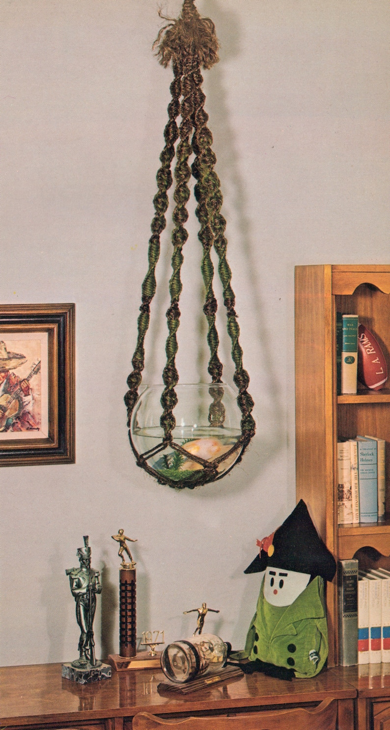 Lot De 2 Livres De Macramé Vintage 1973/1976 - Art Hippie - Sculptures Et Modèles - Occasion
