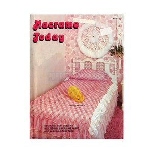 Macramé Today - 14 vintage 70er Jahre Makramee Anleitungen Instant Download PDF 24 Seiten