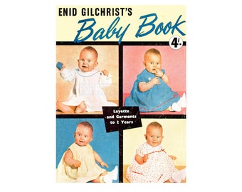 Enid Gilchrist's Baby Book to 2 years - Drafting Book - Instant Download PDF 52 pages