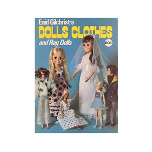 Enid Gilchrist Dolls Clothes and Rag Dolls - Cahier de dessins - PDF à téléchargement immédiat 56 pages