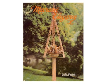 Macramé Elegance V - 17 Vintage Macrame Patterns Instant Download PDF 32 pages