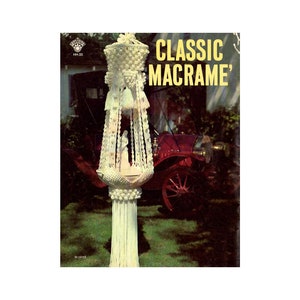 Classic Macramé - 9 Vintage Macrame Muster Sofort Download PDF 24 Seiten