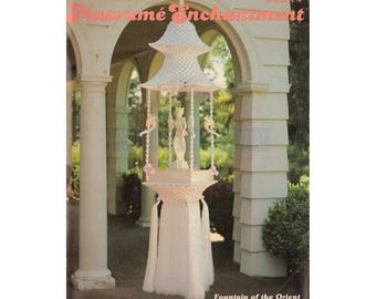 Macramé Enchantment Book 4 1980 - 23 Vintage Macrame Patterns Instant Download PDF 32 pages