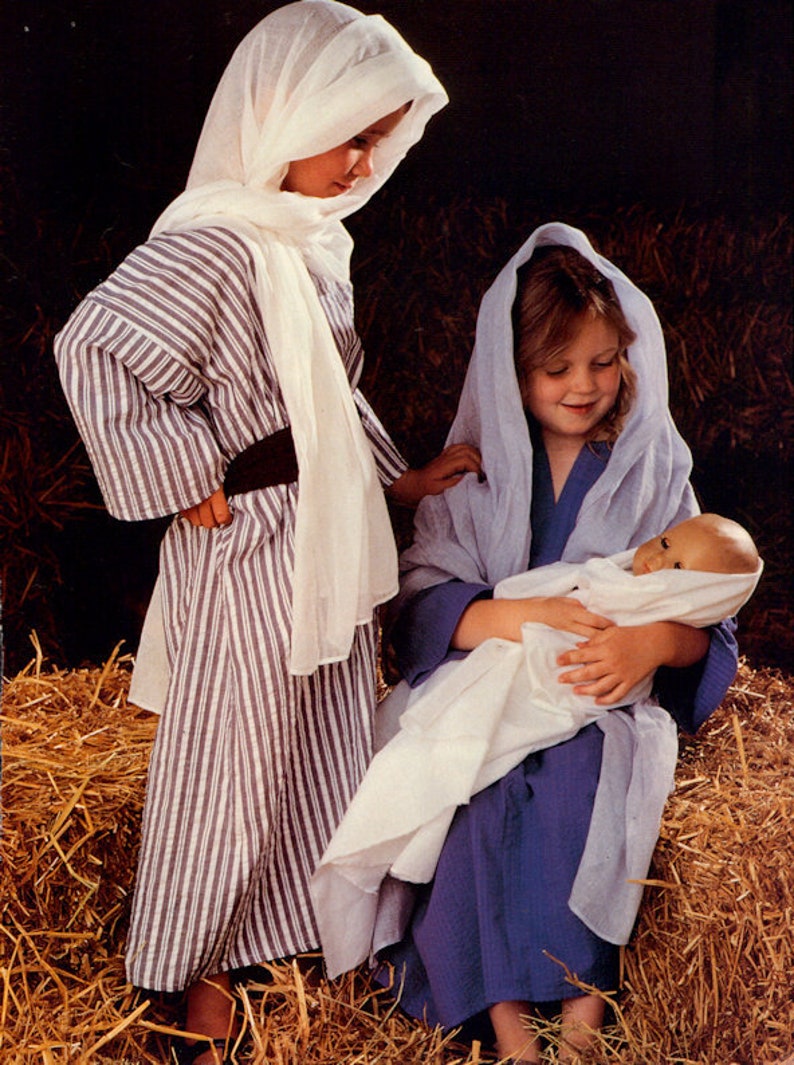 Nativity Costumes, instructions for DRAFTING SEWING PATTERN pieces pdf 5 pages image 3