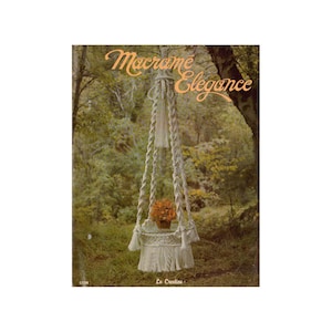 Macramé Elegance - 20 Vintage Macrame Patterns Instant Download PDF 24 pages