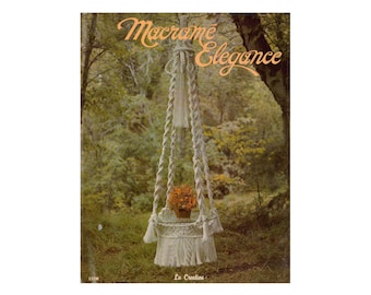 Macramé Elegance - 20 vintage macramépatronen PDF direct te downloaden 24 pagina's