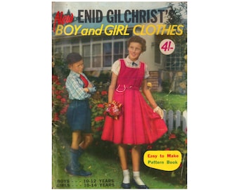Enid Gilchrist Boy And Girl Clothes - Drafting Book -  PDF 52 pages