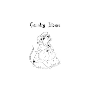Country Mouse Sewing Pattern Instant Download PDF 14 pages