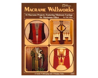 Macrame Wallworks 16 Macrame Projects Instant Download PDF 24 pages