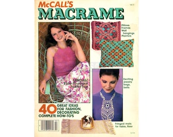 McCalls makramé vol II 1979 direktnedladdning PDF 52 sidor