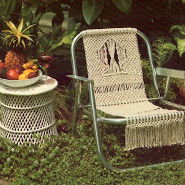 Macrame Chair Etsy