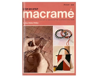 Step-by-step Macramé 1977 Instant Download PDF 84 pages