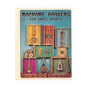 Macrame Aufhänger für kleine Räume - 13 Vintage Macrame Aufhänger Muster Sofort Download PDF 24 Seiten