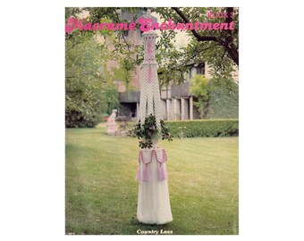 Makraméförtrollningsbok 3 1979 - 23 vintage-makramémönster, direkt nedladdning i PDF-format, 32 sidor