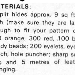 1970s Groovy Fringed Tasselled Beaded Vest, Instructions for Drafting Pattern Pieces, Instant Download PDF 2 pages image 2