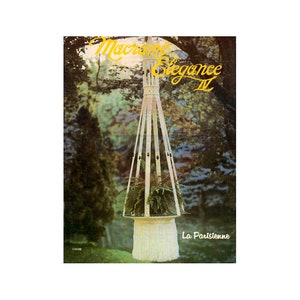 Macramé Elegance IV - 19 Vintage Macrame Patterns Instant Download PDF 32 pages
