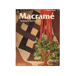 Macramé Techniques and Projects 1977 Instant Download PDF 80 pages