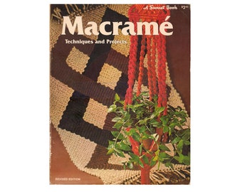 Macramé Techniques and Projects 1977 Instant Download PDF 80 pages