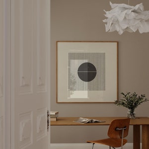 Arte stampabile Japandi / Arte geometrica Zen / Stampa artistica Japandi / Arte minimalista / Arte murale astratta / Arte contemporanea / Download immediato
