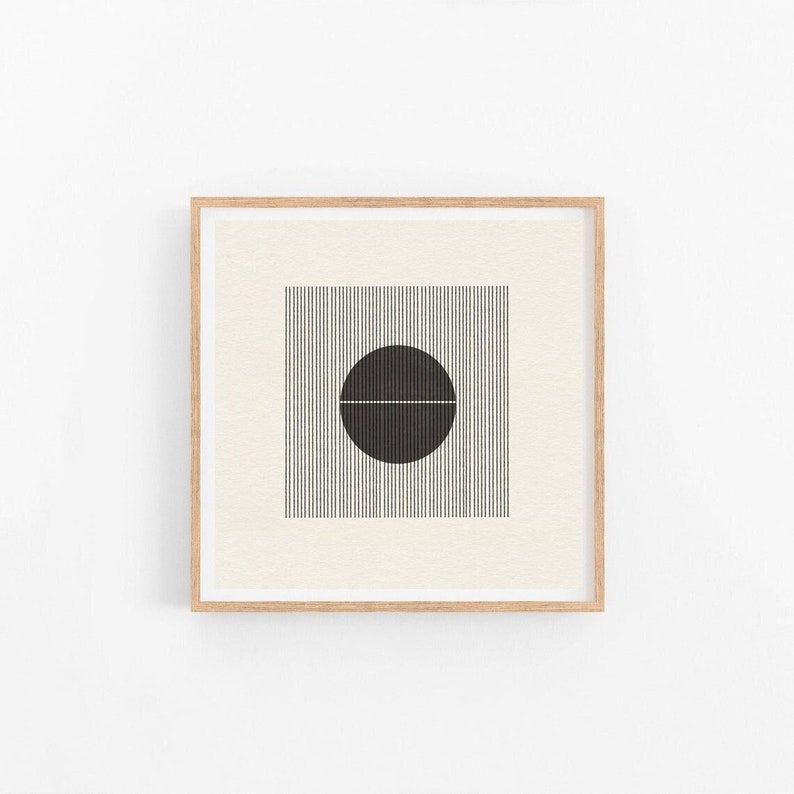 Japandi Woodblock Style Paper Texture Modern Minimalist - Etsy