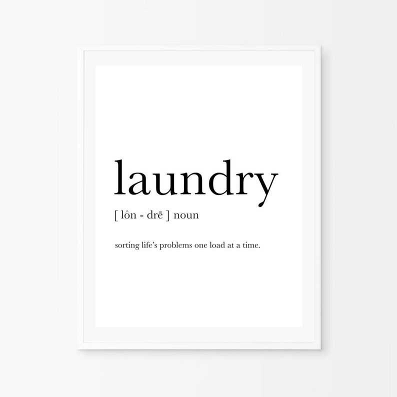 Wäsche-Definition Waschküche Dekor druckbare Waschküche | Etsy