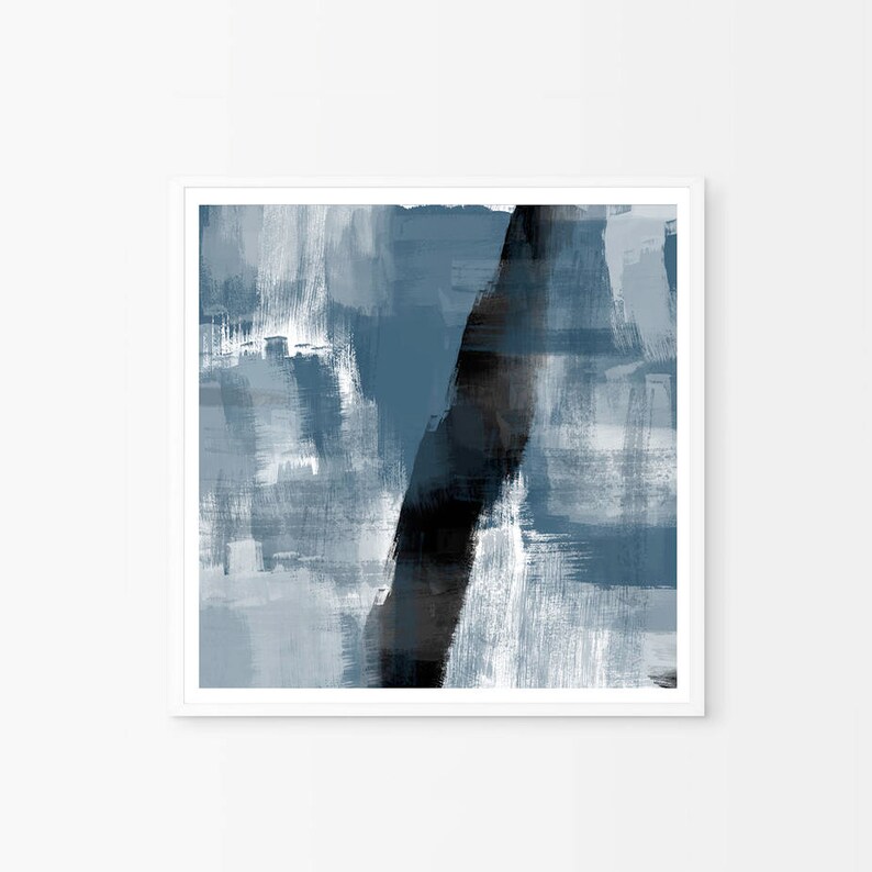 Printable Art Indigo Print Navy Blue Artwork Indigo - Etsy