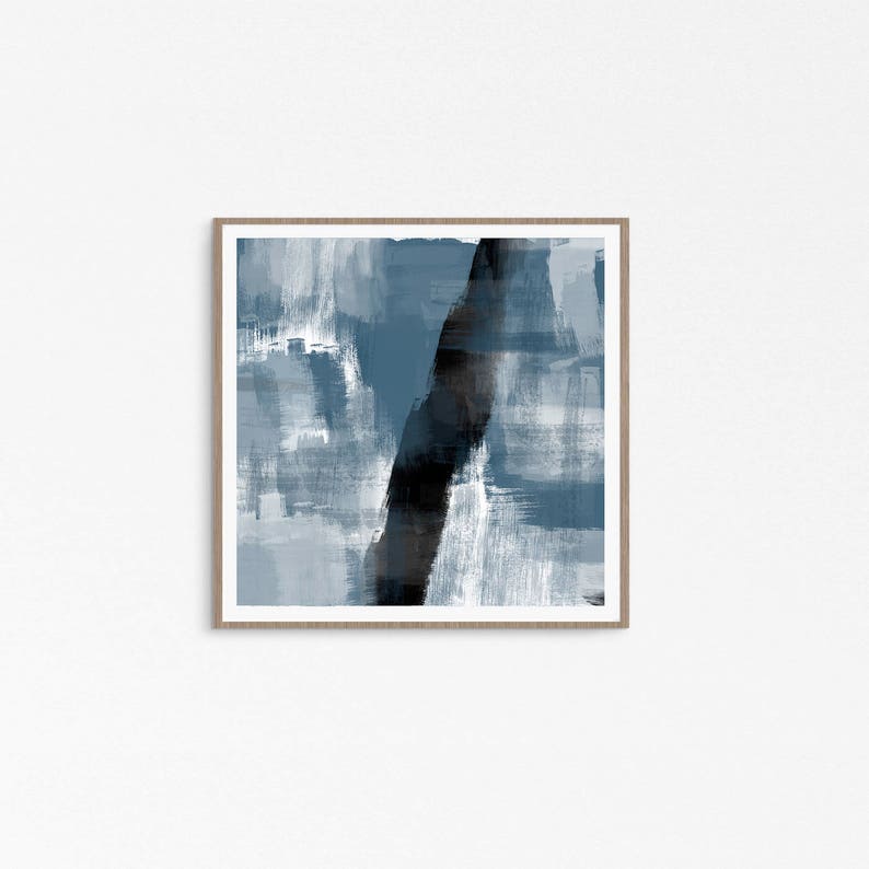 Printable Art Indigo Print Navy Blue Artwork Indigo - Etsy
