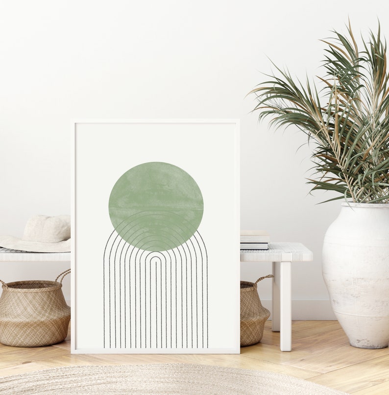 Boho Art Set of 3 Prints Boho Wall Art Abstract Gallery Wall Etsy