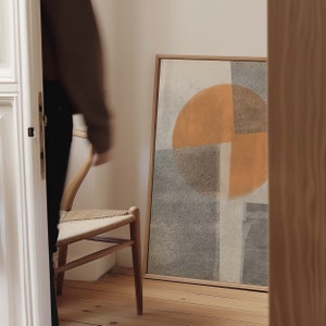 Terrakotta Art Print: Erdtöne, minimalistisches Dekor (Instant Download